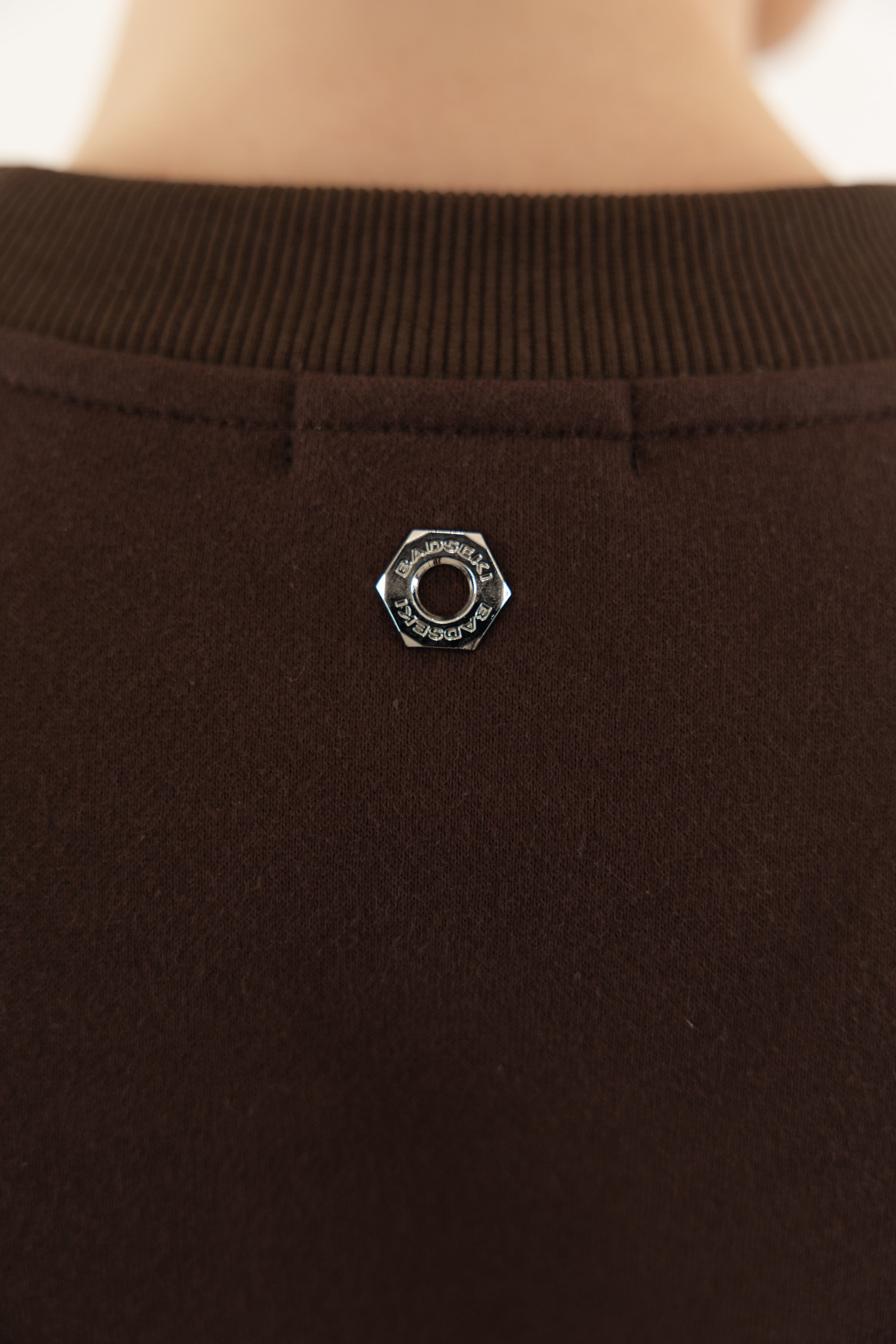 LOGO CREWNECK BLACK/BROWN